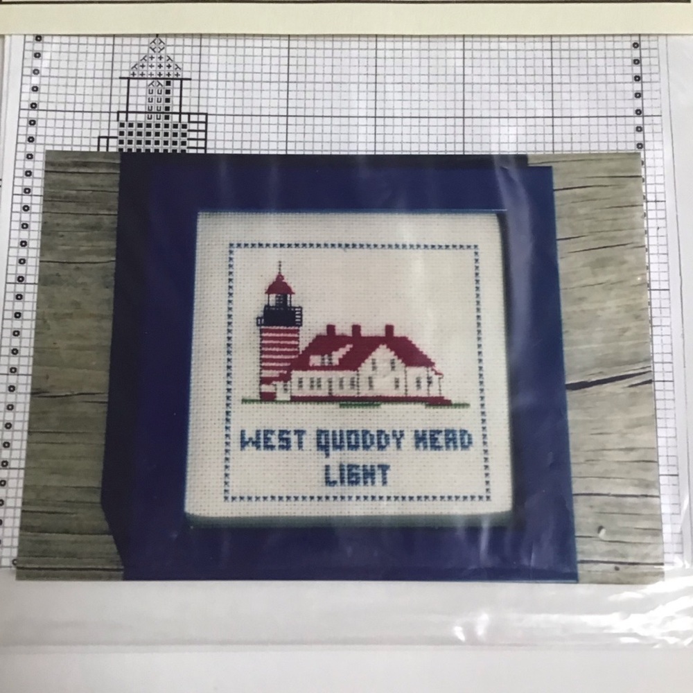 West Quoddy Head Lighthouse ME Seguin Designs Counted Cross Stitch PATTERN ONLY